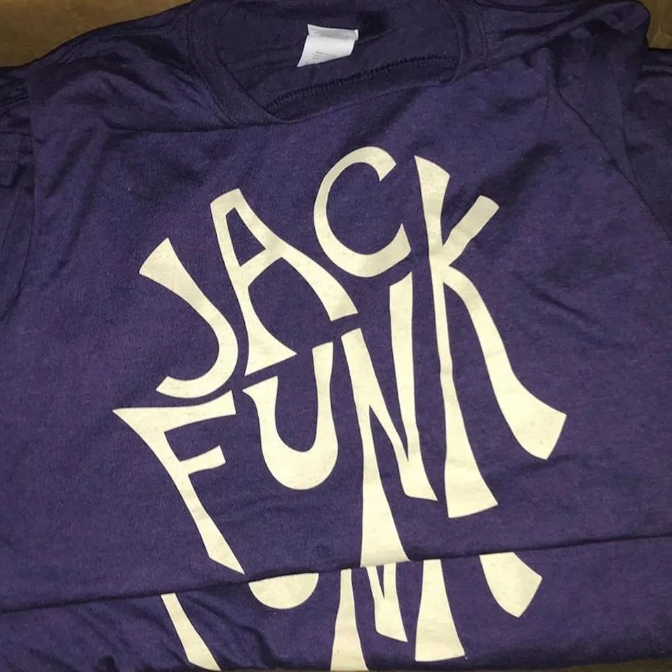 Jack Funk Logo T-Shirts Purple